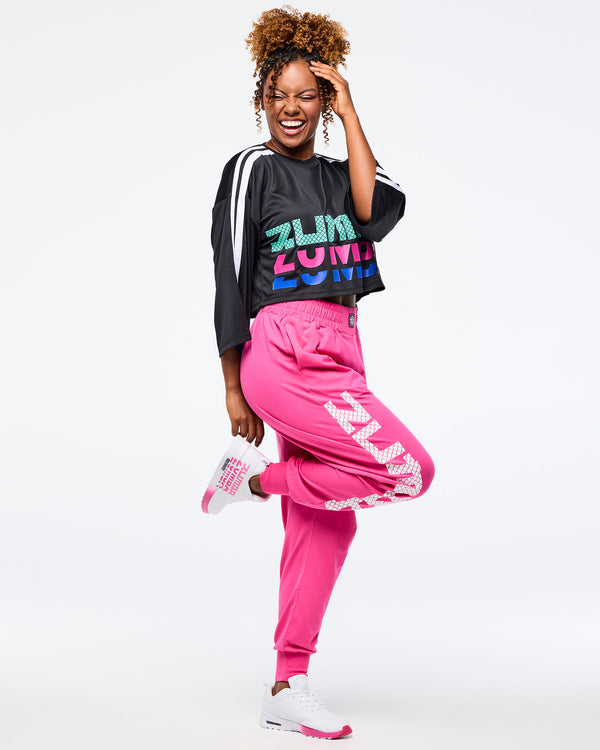 Eastern Flavor Oversized Boxy Crop Top With Strapping