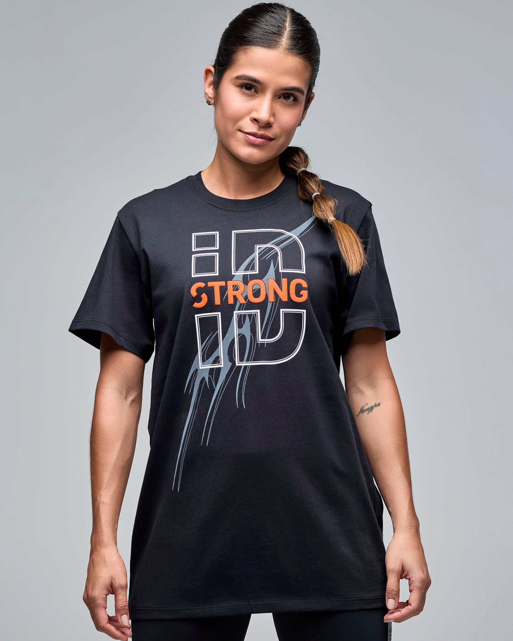 STRONG iD Unisex Crew Neck Tee - Bold Black – Zumba Wear | STRONG iD