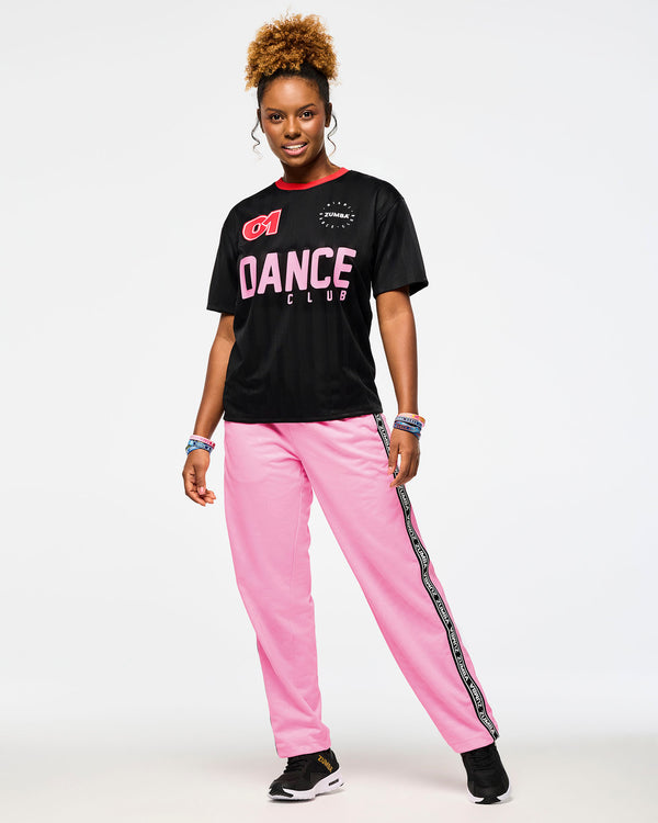 Victory Straight Leg Track Pants With Side Trim