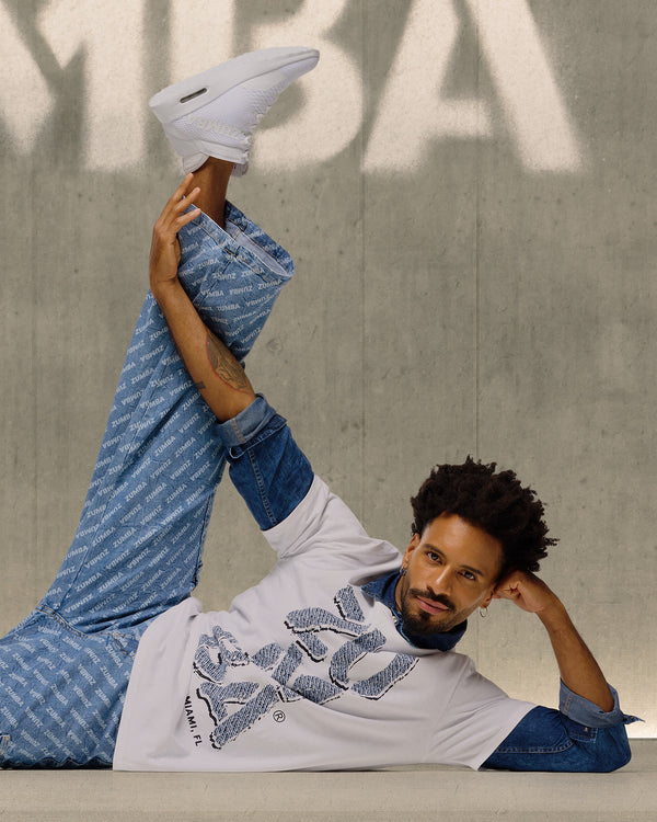 Blue Jean Crew Neck Tee