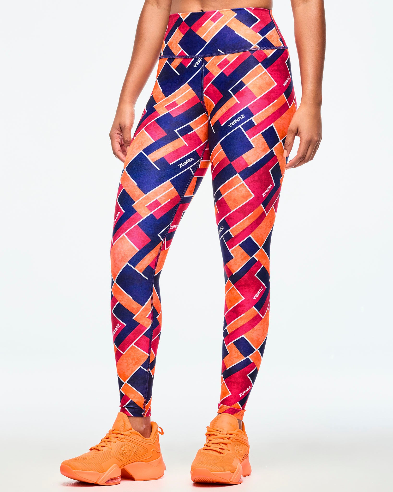 【goul4711】 アクロ TRIANGLE BRIGHT 900 Class of 2001 High Waisted Ankle Leggings – Zumba Wear