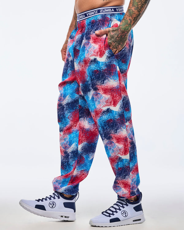 Apres Zumba Double Waisted Slouch Woven Pants