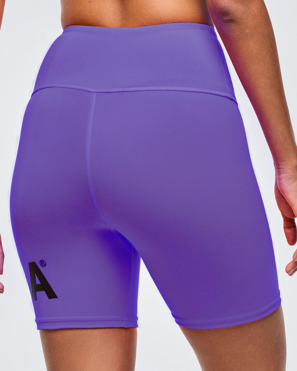 Neon High Waisted Biker Shorts