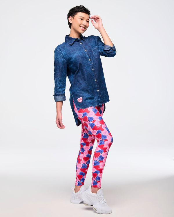 Zumba Love High Waisted Ankle Legging