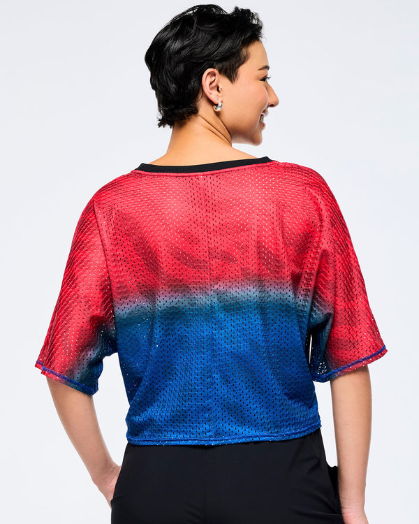 Victory Boxy Dolman Crop Top