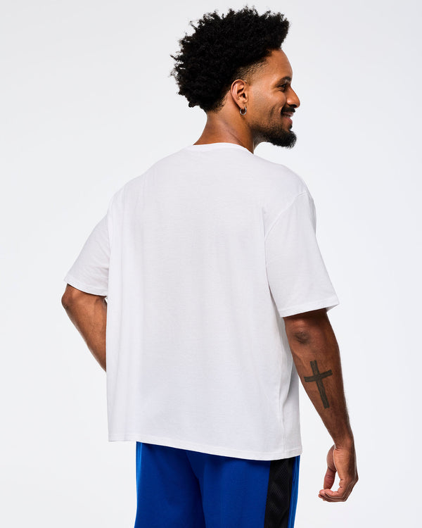 Victory Boxy Top With Turnback Hems