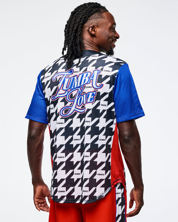 Zumba Amour Baseball Button-Up Jersey