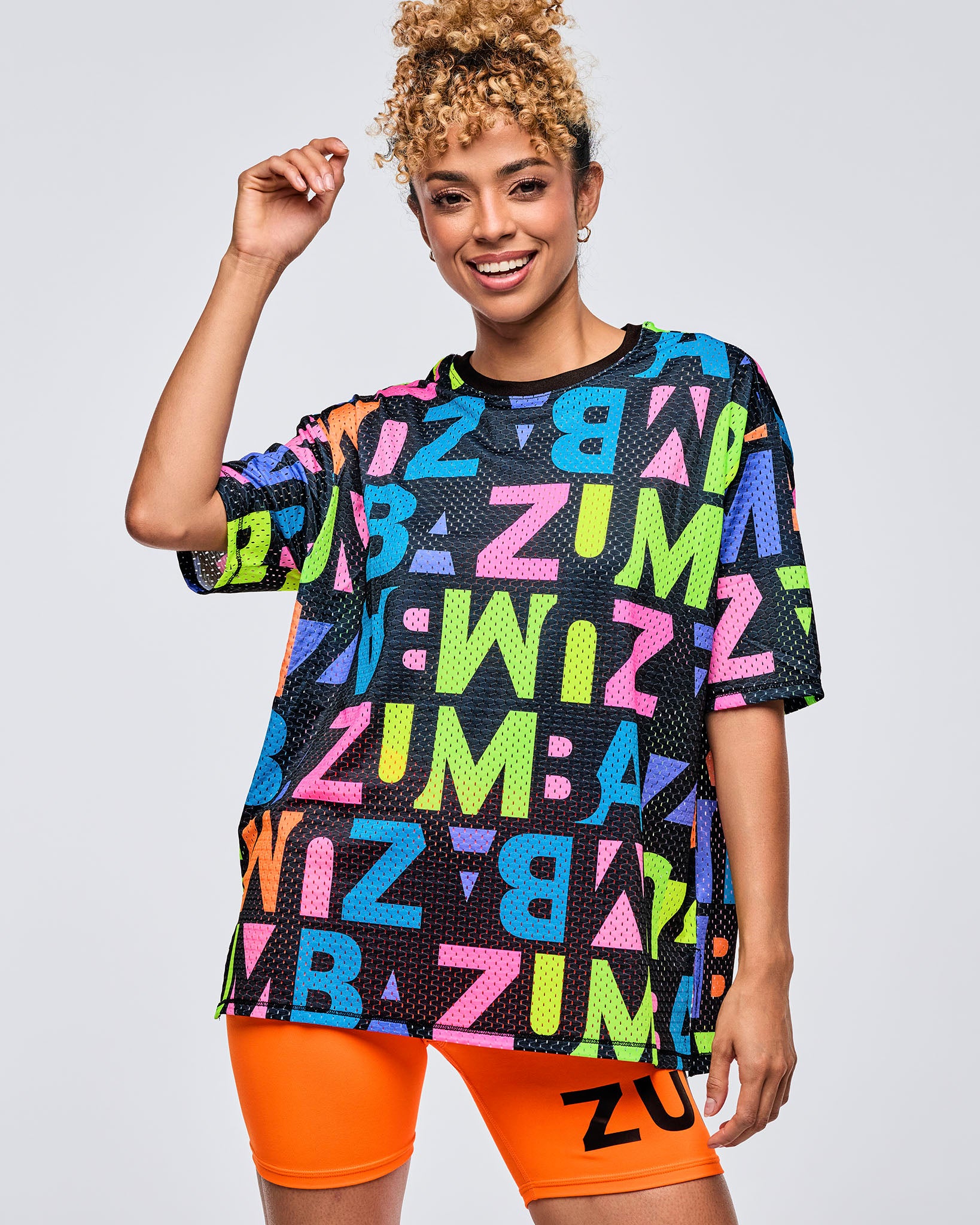 Neon Mesh Boxy Top – Zumba Wear | STRONG iD