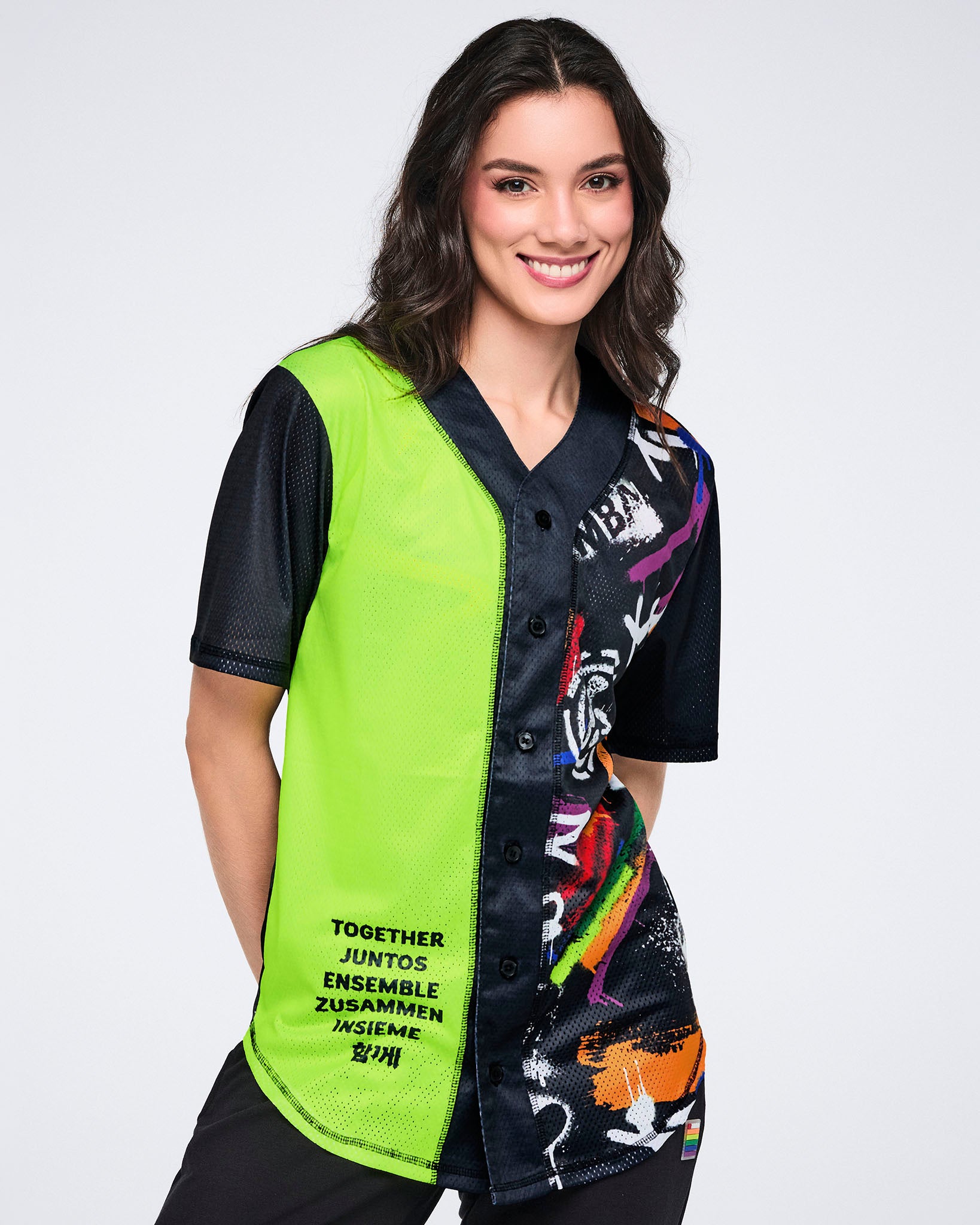 Pride Baseball Button Up – Zumba Wear | STRONG iD