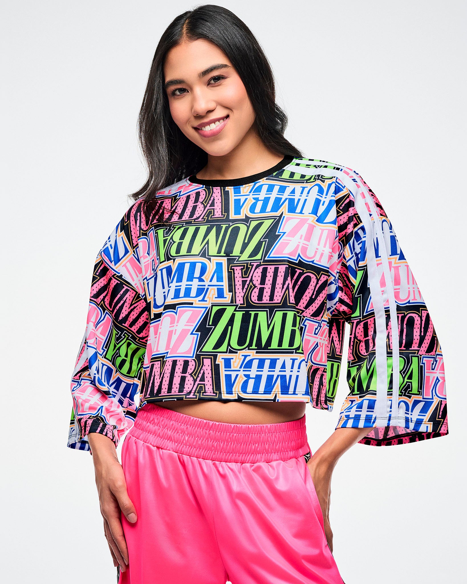 Dale-Z Oversized Boxy Crop Top – Zumba Wear | STRONG iD