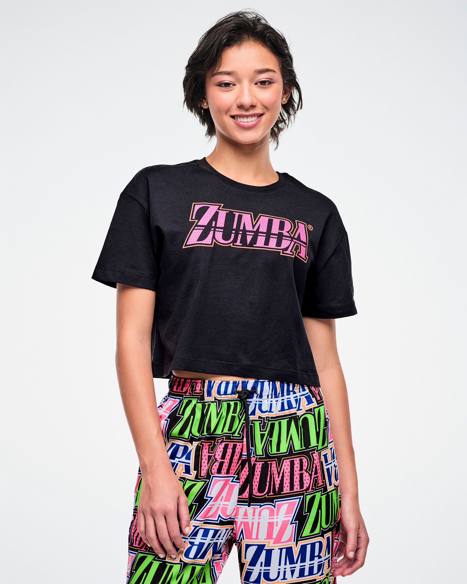 Dale-Z Crew Neck Crop Top – Zumba Wear | STRONG iD