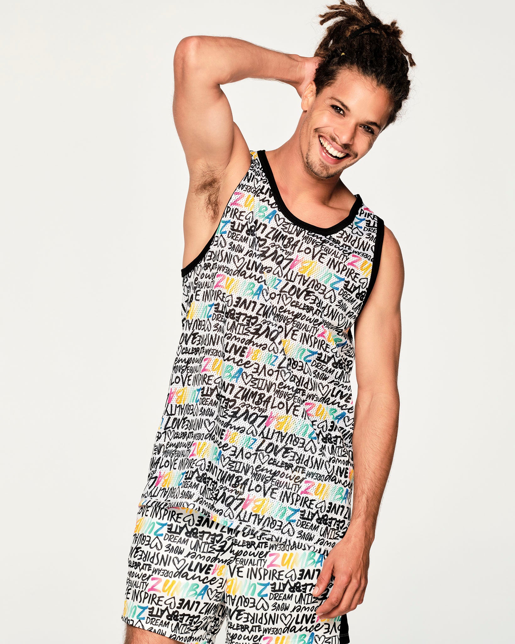 No Judgement Just Joy Basketball Tank – Zumba Wear STRONG iD