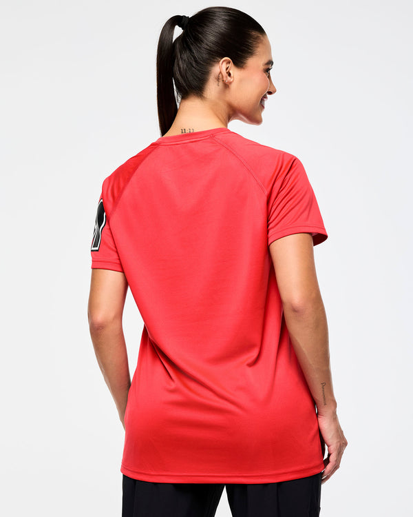 Men's Raglan Crew Neck With Shoulder Inserts