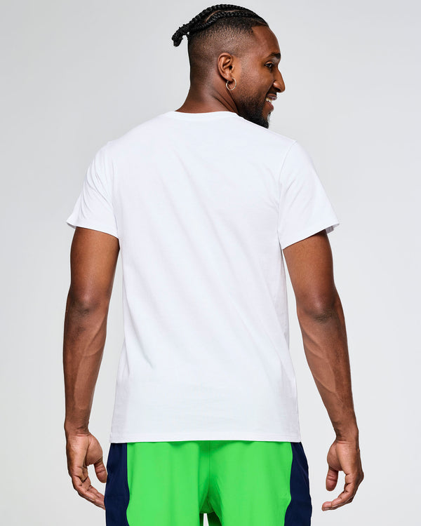 Zumba Out Loud Crew Neck Tee - White