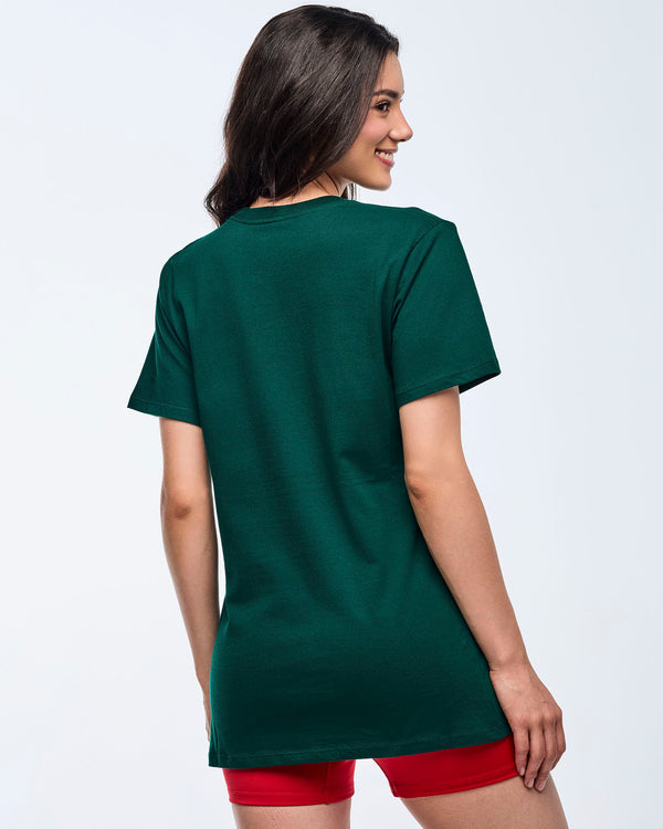 Zumba Holiday Unisex Crew Neck Tee - Teal