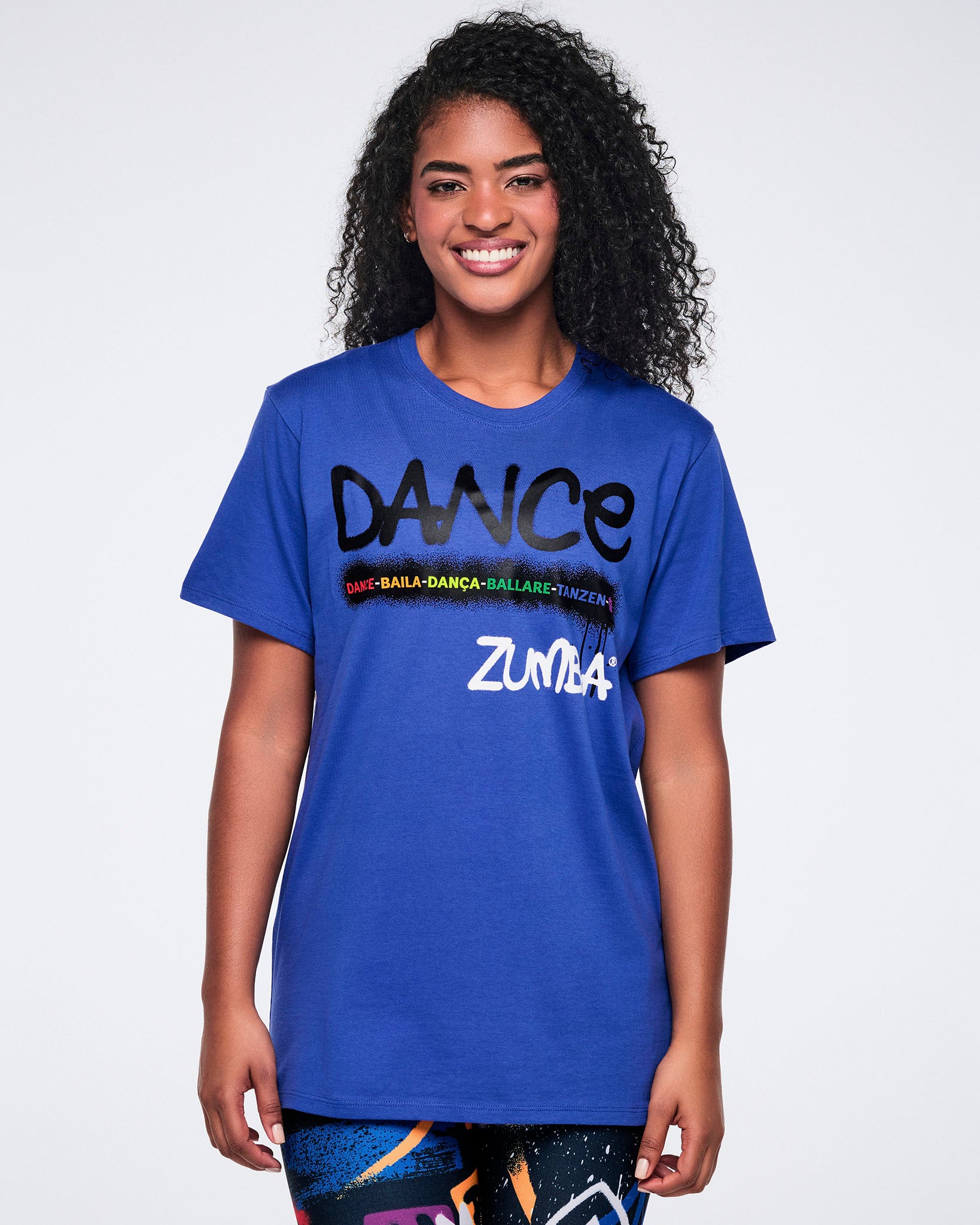 Pride Unisex Crew Neck Tee - Blue – Zumba Wear | STRONG iD
