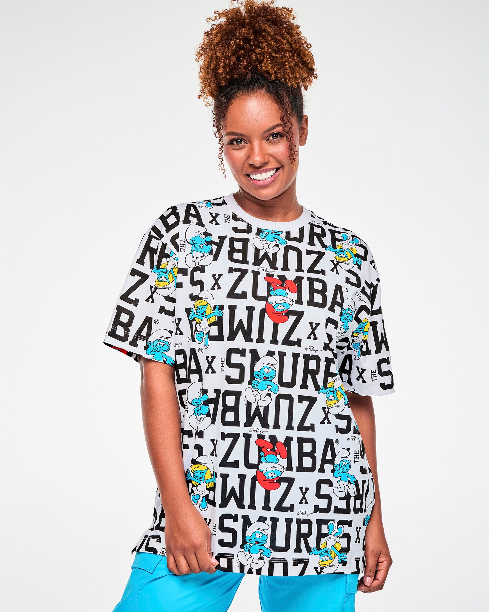 Zumba X The Smurfs Unisex Oversized Top – Zumba Wear | STRONG iD
