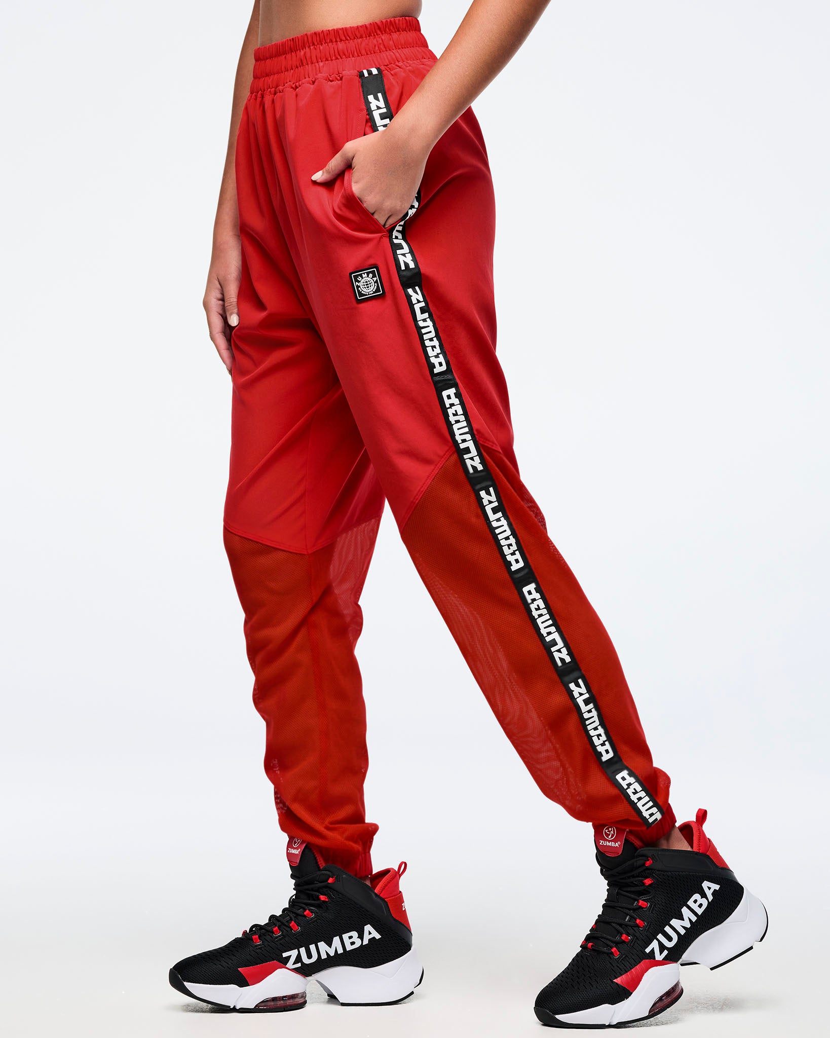 Zumba☆正規品☆Track Pants <Cherry> XS☆美品 Zumba☆正規品☆Track Pants <Cherry> XS☆美品