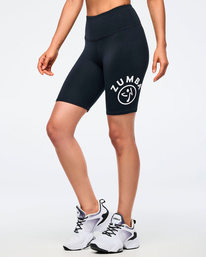 Zumba Basic High Waisted Biker Shorts