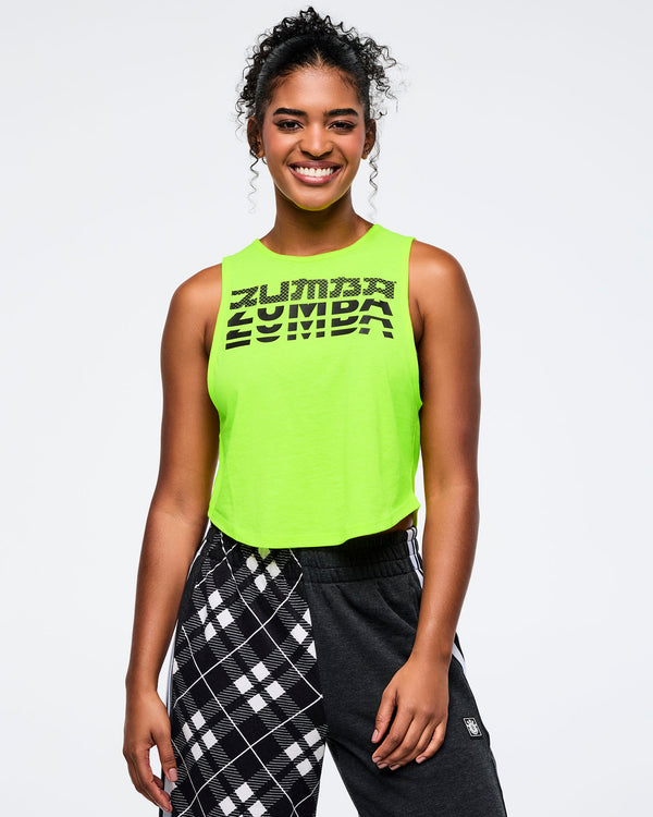 Eastern Flavor Round Hem Muscle Tank