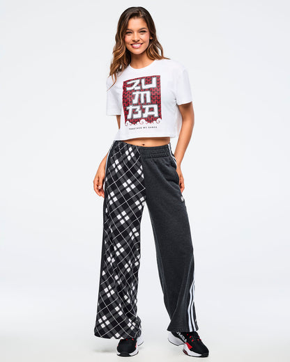 Eastern Flavor Crew Neck Crop Top