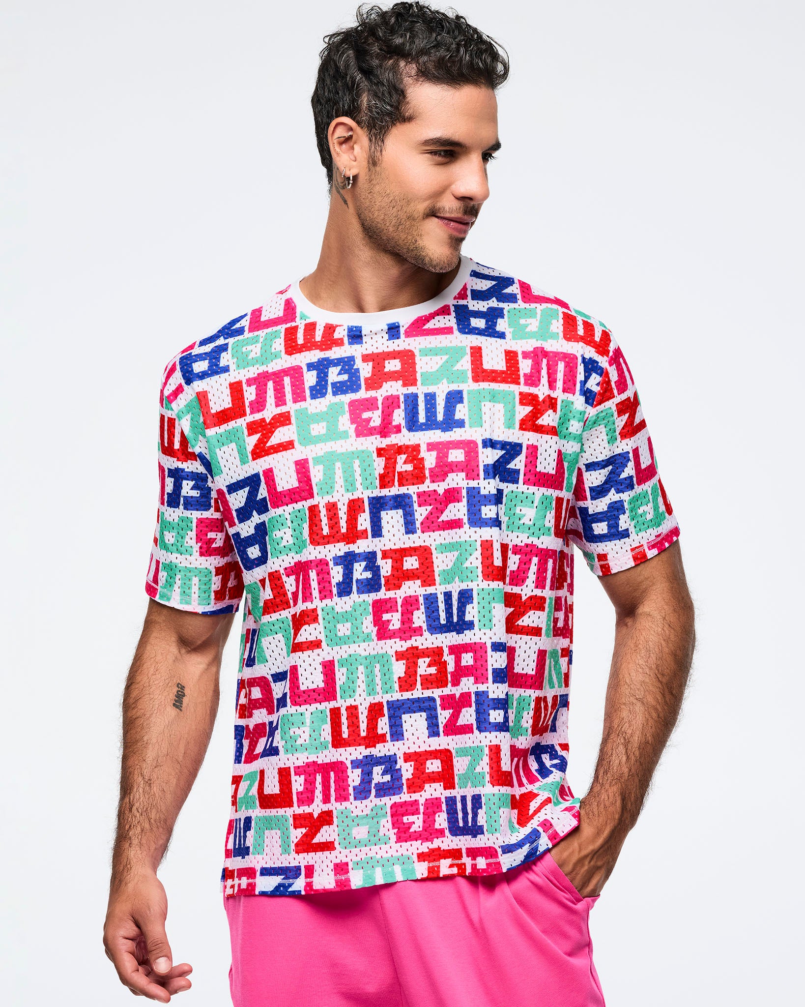 Eastern Flavor Boxy Mesh Top With Side Slits – Zumba Wear | STRONG iD