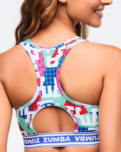 Eastern Flavor Scoop Bra With Elastic Waistband