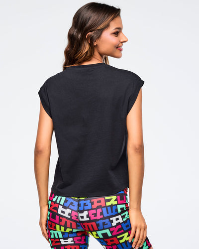 Eastern Flavor Extended Shoulder Loose Tank