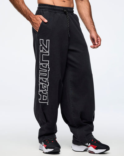 Eastern Flavor Men's Barrel Leg Sweatpants