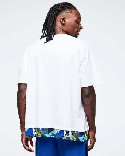 Eastern Flavor Men's Double Layered Hem Tee