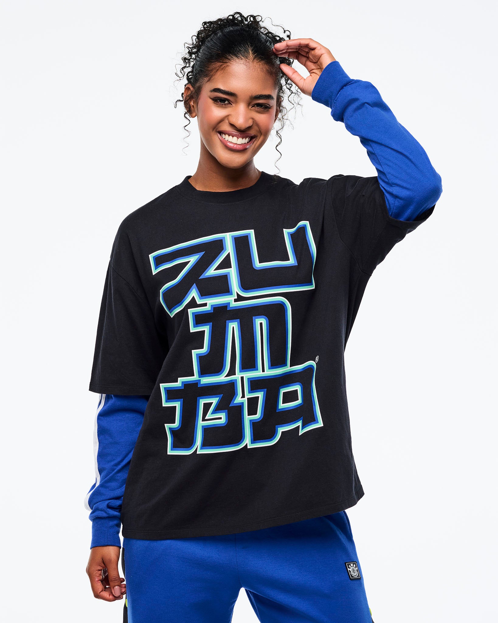 Eastern Flavor Men's Oversized Crew Neck Tee – Zumba Wear | STRONG iD