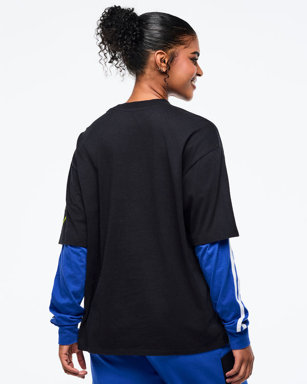 Eastern Flavor Men's Oversized Crew Neck Tee