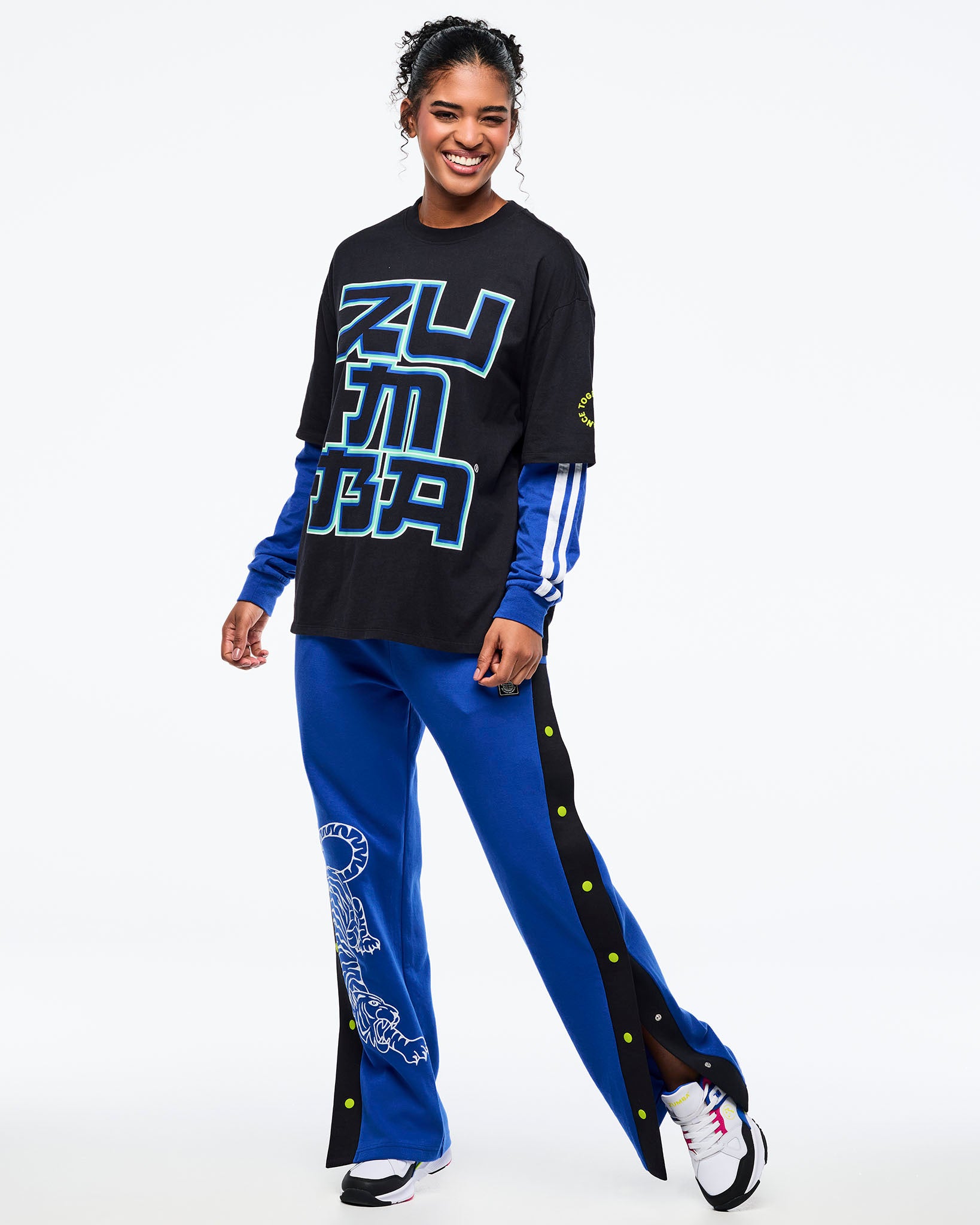 Eastern Flavor Men's Oversized Crew Neck Tee – Zumba Wear | STRONG iD