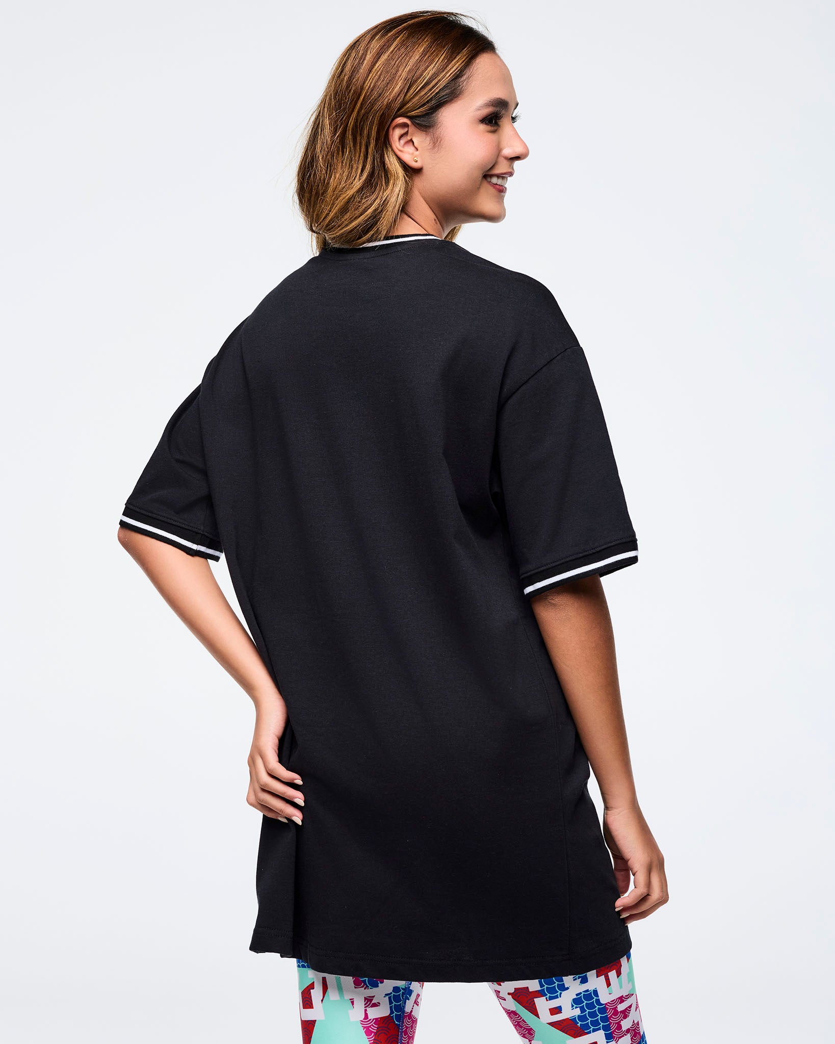 Eastern Flavor Extra Long Oversized Tee – Zumba Wear | STRONG iD