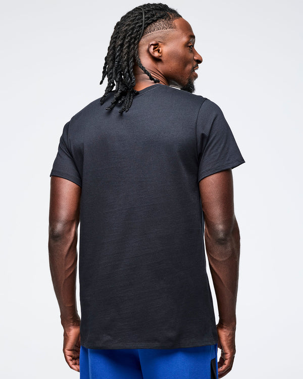 Eastern Flavor Crew Neck Tee - Black