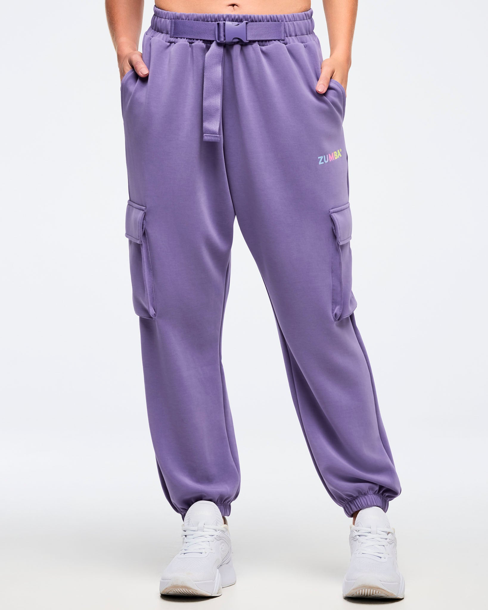 その他 Pastel Modal Slouch Cargo Pants-S Pastel Modal Slouch Cargo Pants With Belt – Zumba Wear | STRONG iD