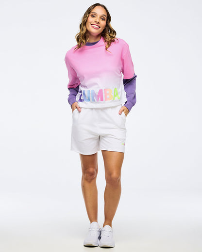 Pastel Oversized Boxy Crop Top