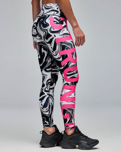 STRONG iD High Waisted Ankle Leggings