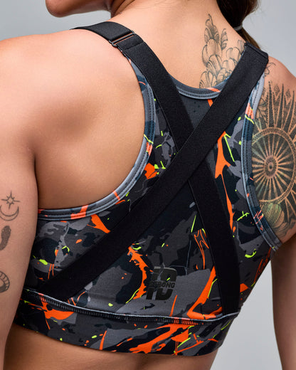 STRONG iD Scoop Neck Adjustable Cross Back Bra