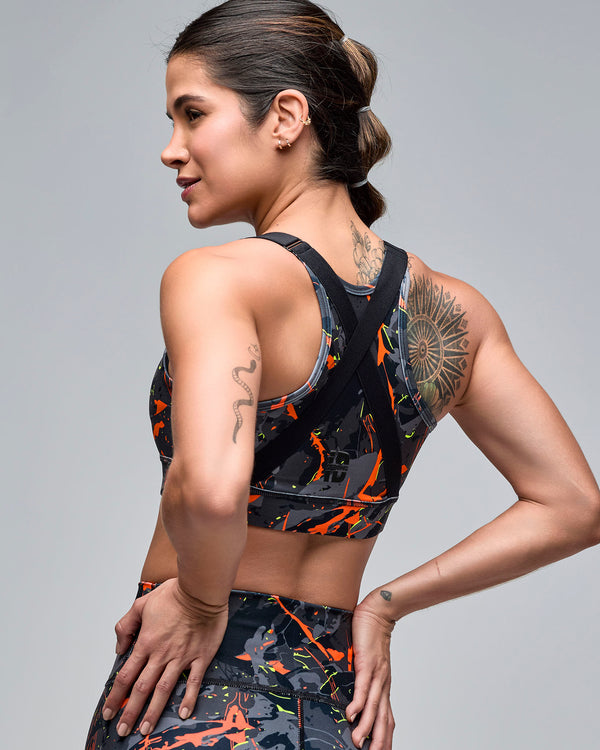 STRONG iD Scoop Neck Adjustable Cross Back Bra