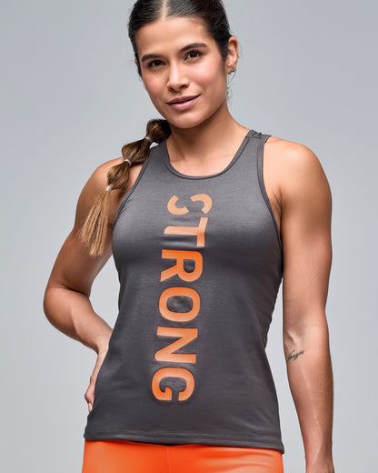 STRONG iD Fitted Waist-length Tank