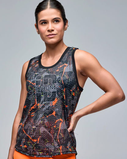 STRONG iD Basketball Tank With Curved Hem