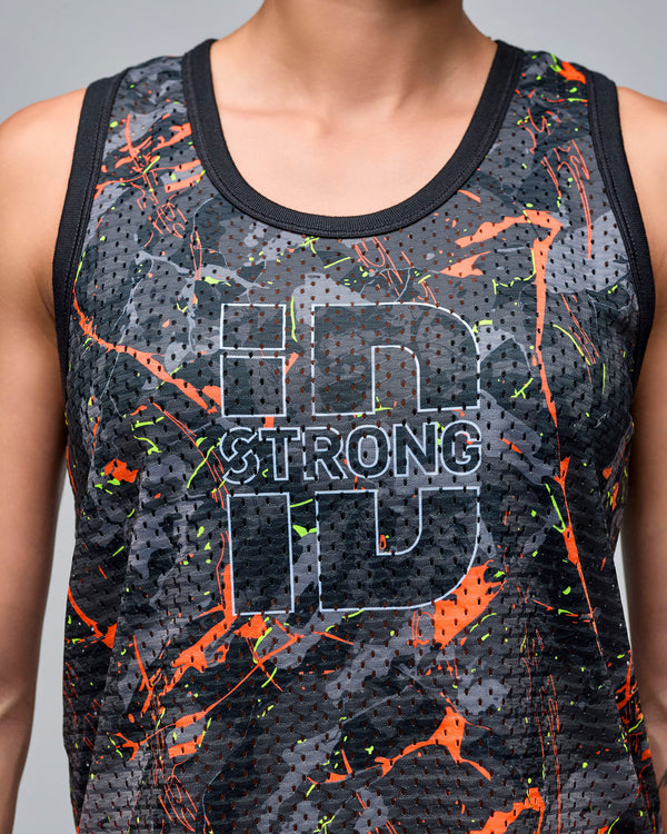 STRONG iD Basketball Tank With Curved Hem