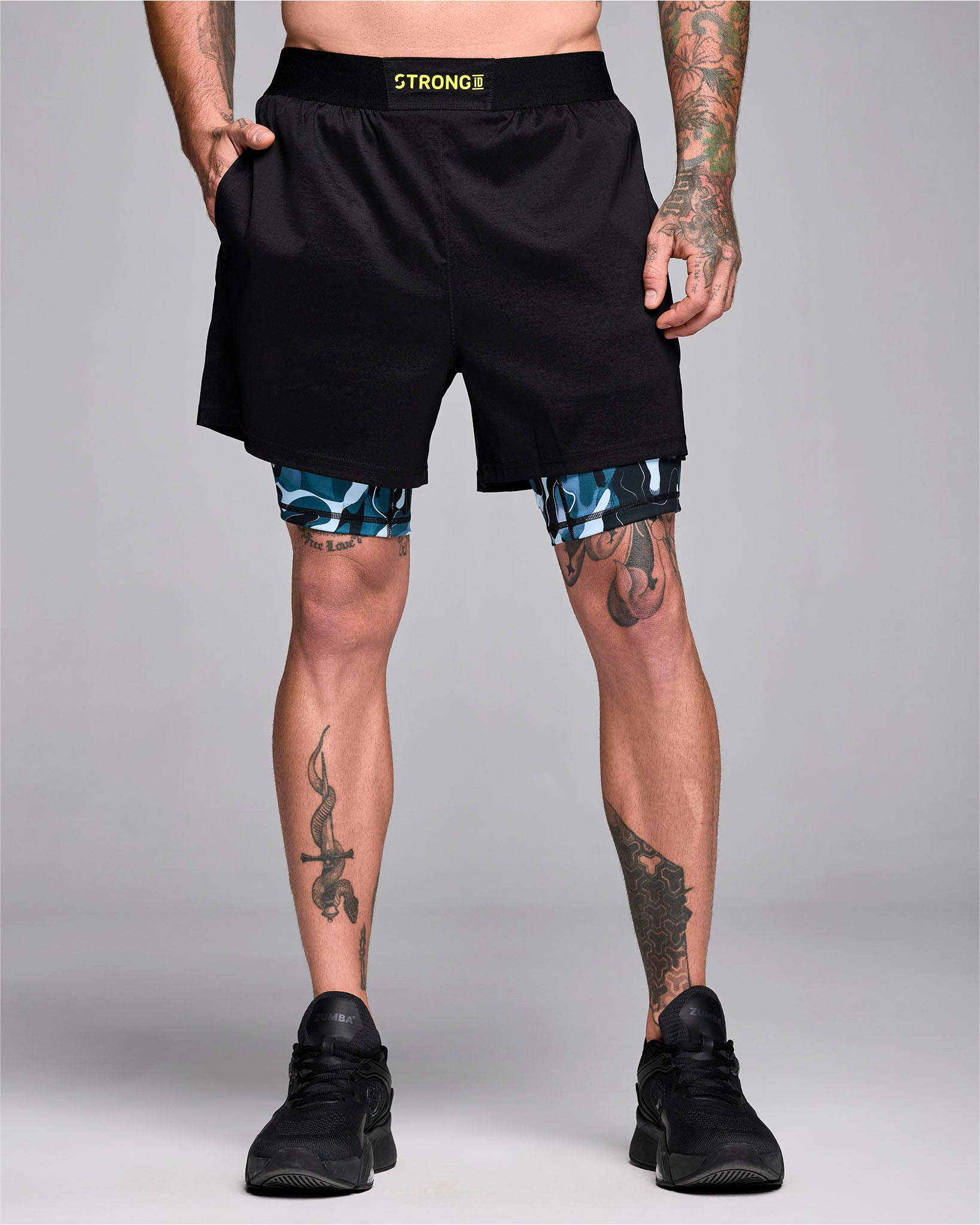 STRONG iD Men's Shorts With Inner Liner – Zumba Wear | STRONG iD