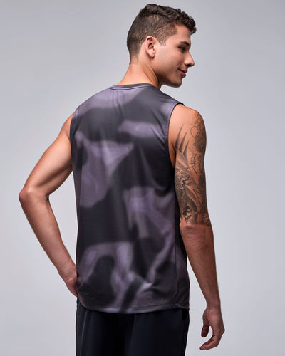 STRONG iD Men's Wide Shoulder Tank - Black/Gray