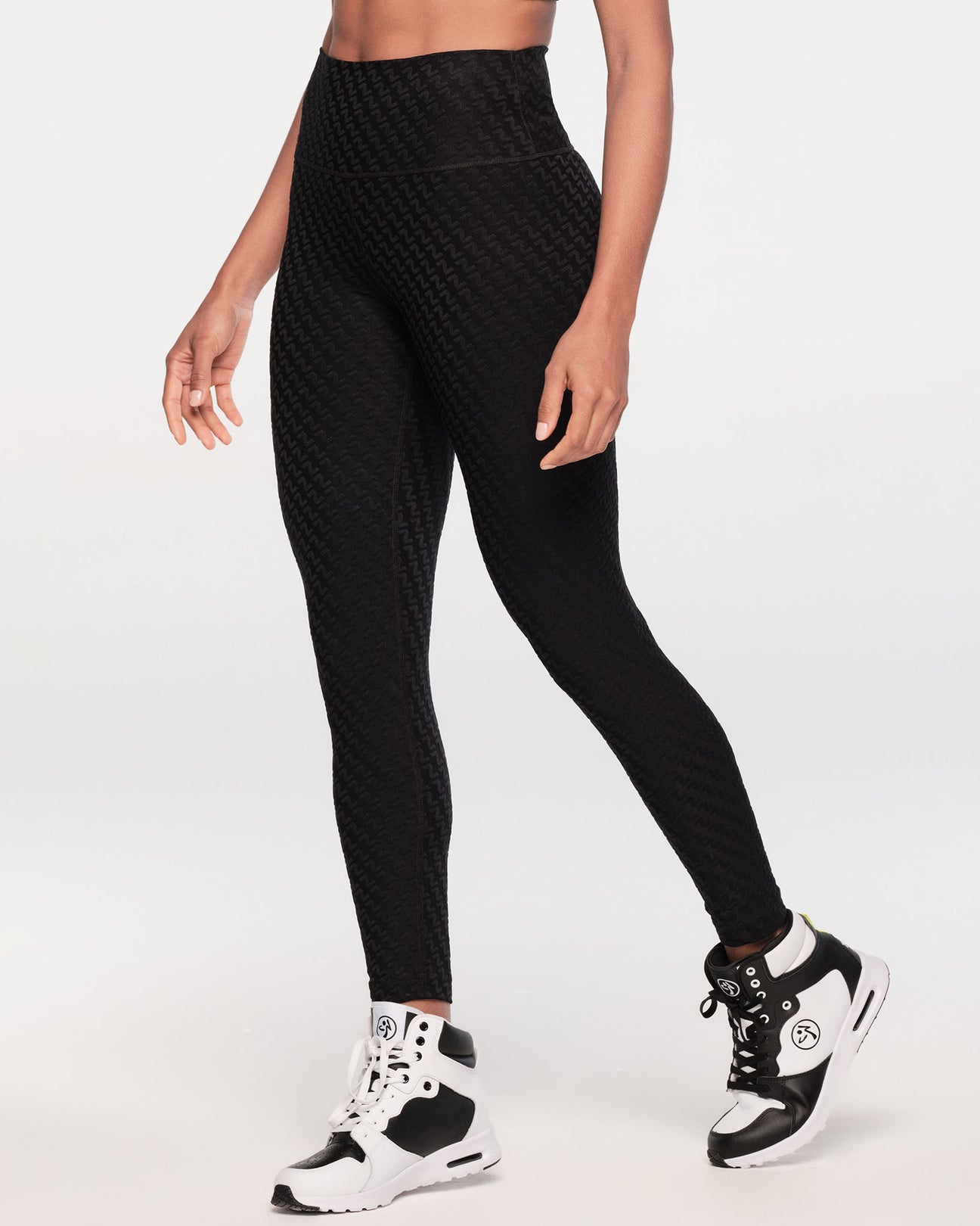 Scrunch Butt Textured High Waisted Plus Size Leggings | World of Leggings