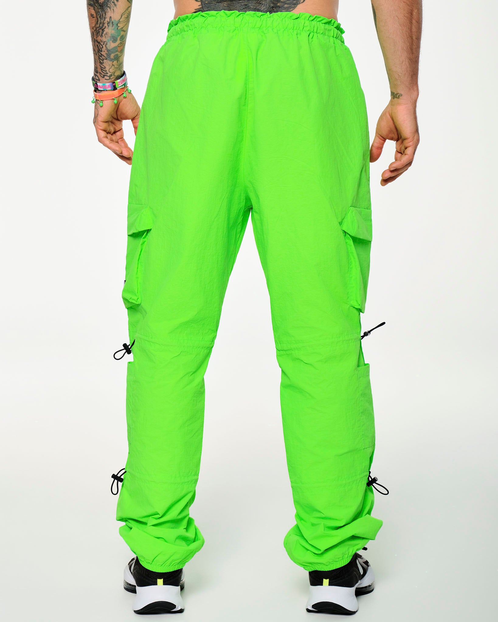 Neon lime cargo pants deals