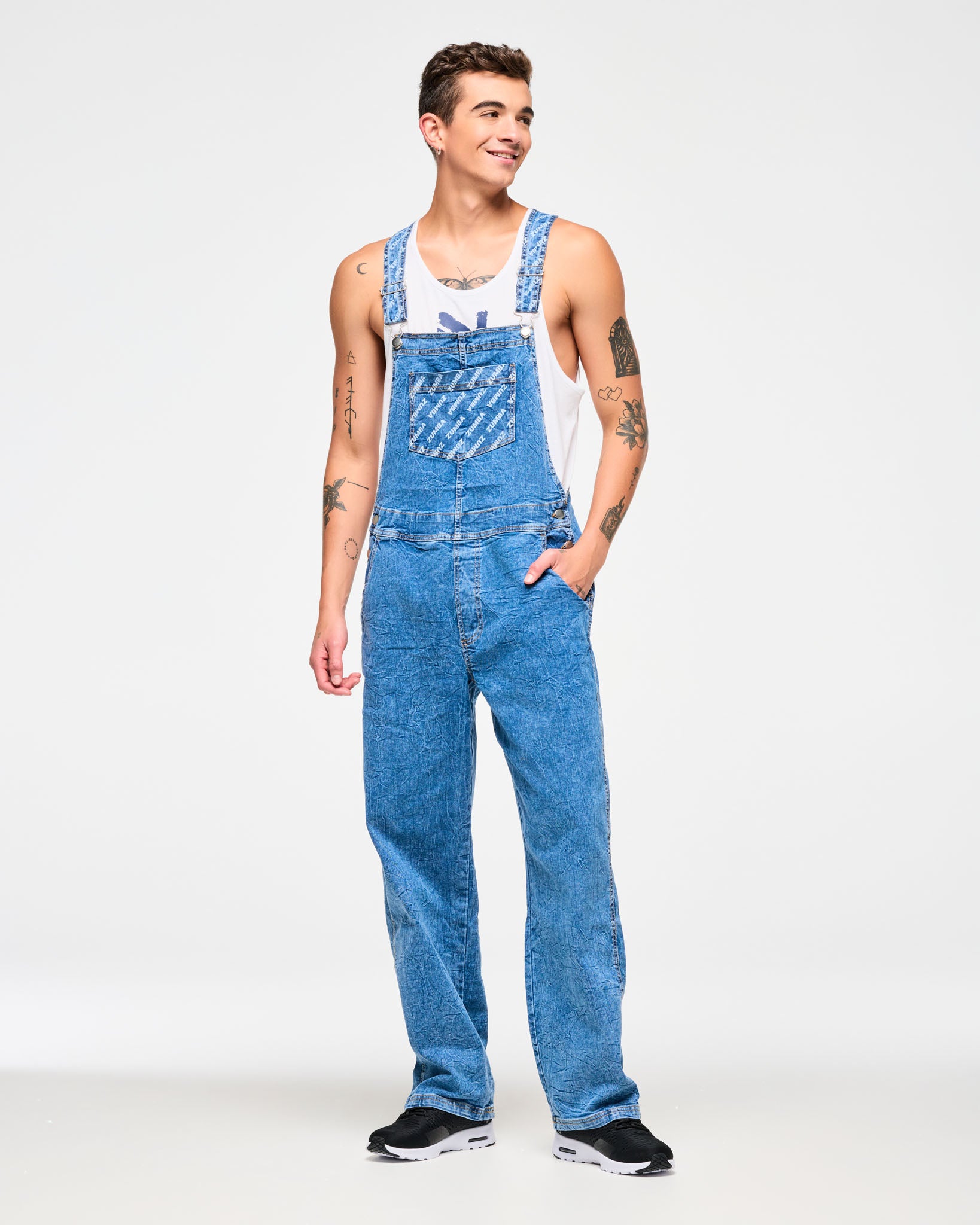 Blue Jean Denim Overalls – Zumba Wear | STRONG iD