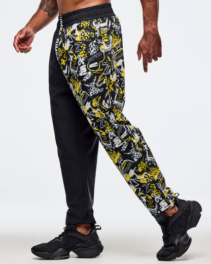 Sizzlin' High Waisted Zip Front Track Pants