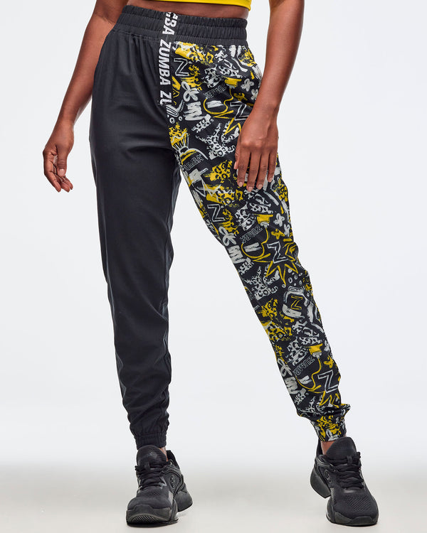 Sizzlin' High Waisted Zip Front Track Pants
